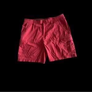 St. John's Bay Vibrant Red Cargo Shorts